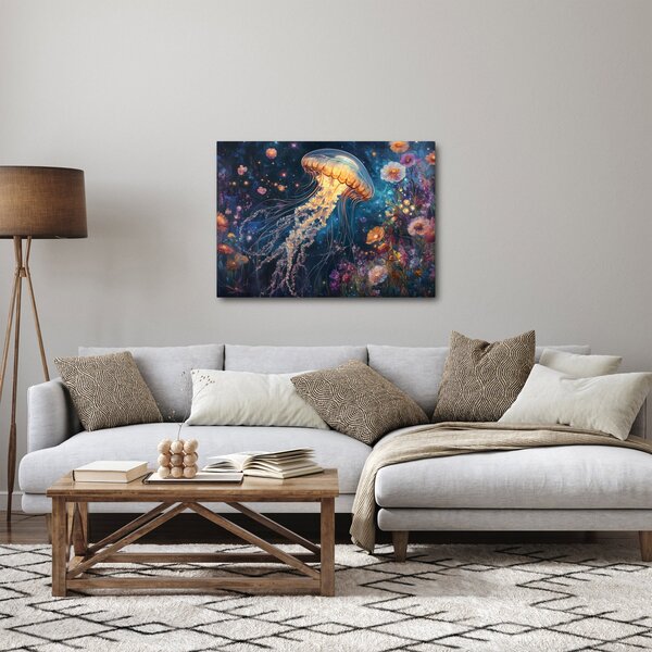 Obraz - Magická medúza (70x50 cm)