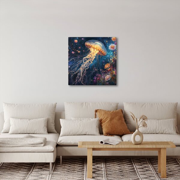 Obraz - Magická medúza (30x30 cm)