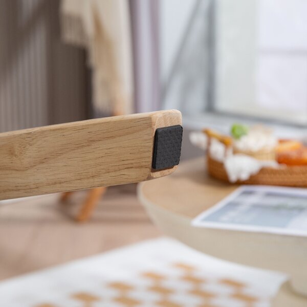 HOMCOM Křeslo do Obývacího Pokoje Nordic S Područky, Polstrování, Padded Křeslo s Dřevěným Rámem, Křeslo s Vzhledem Veluru, Čalouněné Křeslo do Ložnic