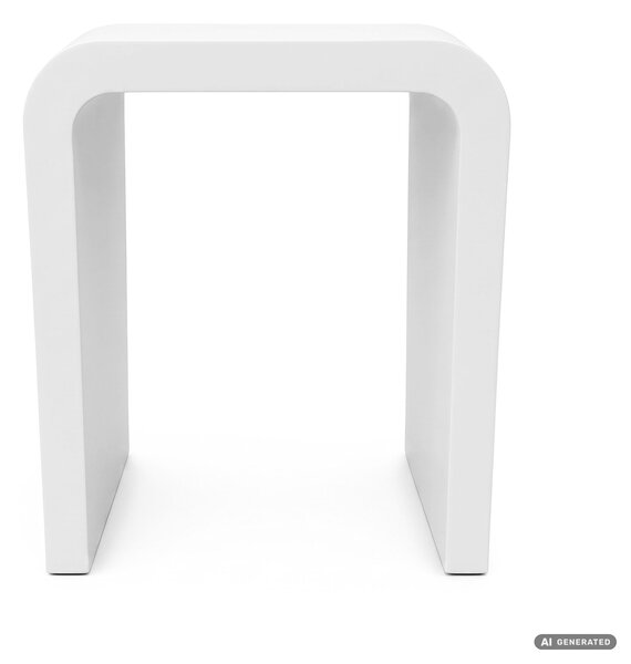 Ak furniture Konferenční stolek Crema 40 cm bílý