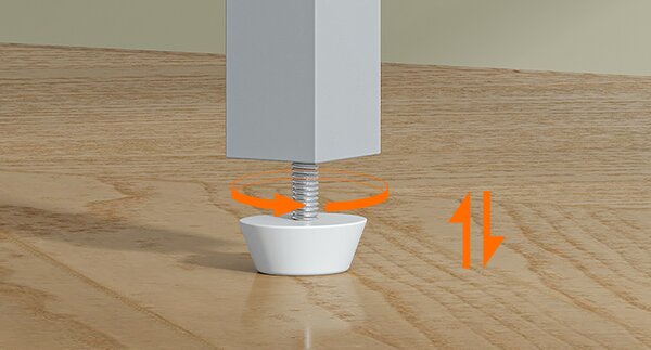 Předsíňový věšák Vasagle Une 120 cm bílý/hnědý
