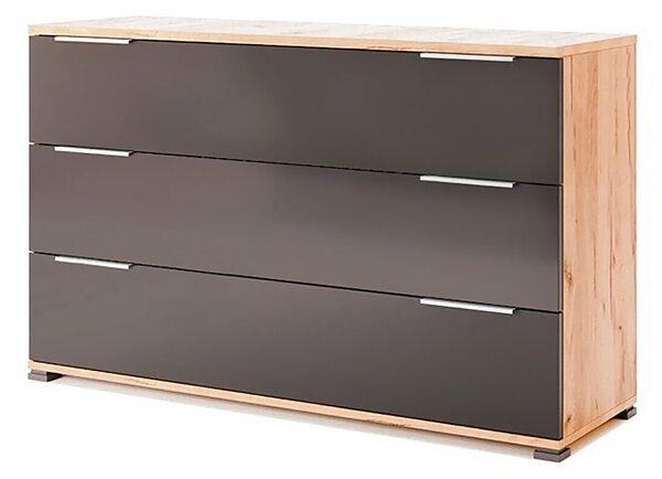 Komoda 3šu Lava / dub kraft Luna