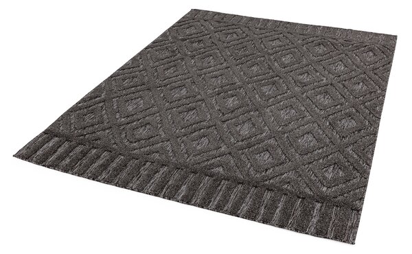 Tribeca Design Kusový koberec Secco Charcoal Diamond Rozměry: 120x170 cm