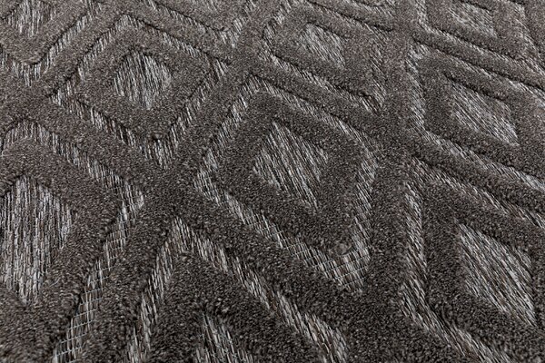 Tribeca Design Kusový koberec Secco Charcoal Diamond Rozměry: 120x170 cm