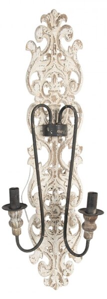 Vintage nástenná lampa s ornamenty Vafara – 45x8x95 cm