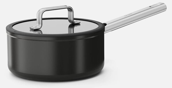 Fabini Rendlík Meda 5.0 Standard, ø 20 cm (2,4 l) - Nepřilnavý rendlík s keramickým povrchem s poklicí, černý