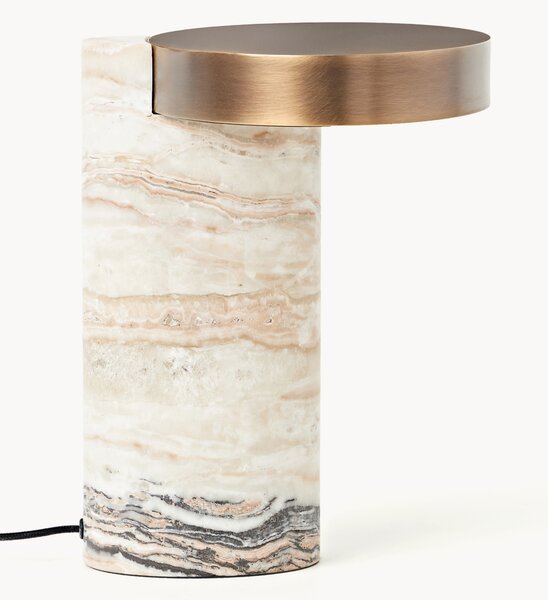 Stolní LED lampa's mramorovou podstavou Eske