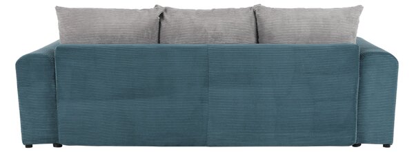 KONDELA Extra prostorná pohovka, modrá / mentolová / světle šedá, Gilena BIG SOFA