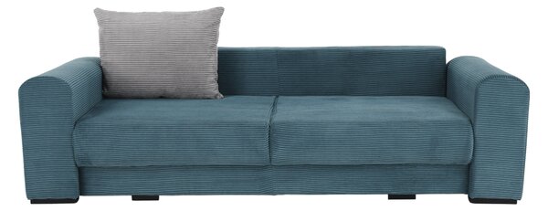 KONDELA Extra prostorná pohovka, modrá / mentolová / světle šedá, Gilena BIG SOFA
