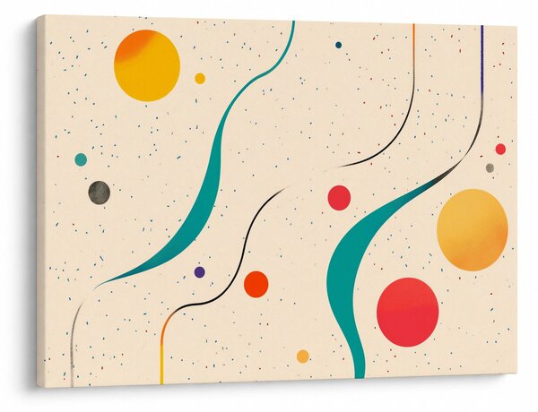 Obraz - Minimalistická barevná ilustrace (70x50 cm)
