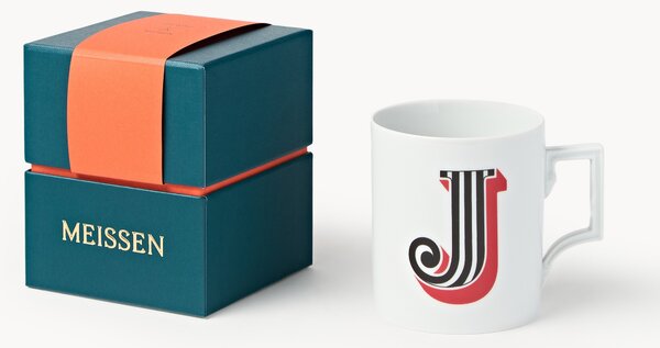 Westwing x MEISSEN, ručně vyrobený hrnek Initials's dekorací Motif