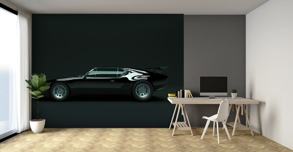 Malvis ® Tapeta 3D sportovní auto 1970 léta Vel. (šířka x výška): 144 x 105 cm