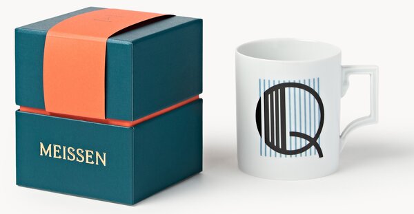 Westwing x MEISSEN, ručně vyrobený hrnek Initials's dekorací Motif