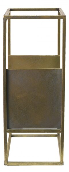 Svícen na čajovou svíčku měděný 25*15*38 cm – 25x15x38 cm