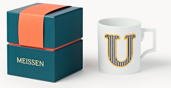 Westwing x MEISSEN, ručně vyrobený hrnek Initials's dekorací Motif