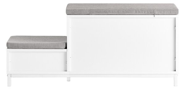 Sobuy Fsr172-W Výklopný Botník Dětský Botník Lavice Se Sedátkem Komoda Na Boty Botník Bílá Wht Cca 100X42X35Cm