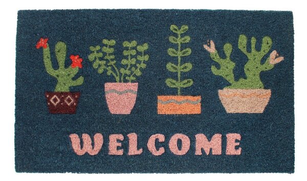 Rohožka z kokosového vlákna 73x43 cm Welcome Plants – Rex London