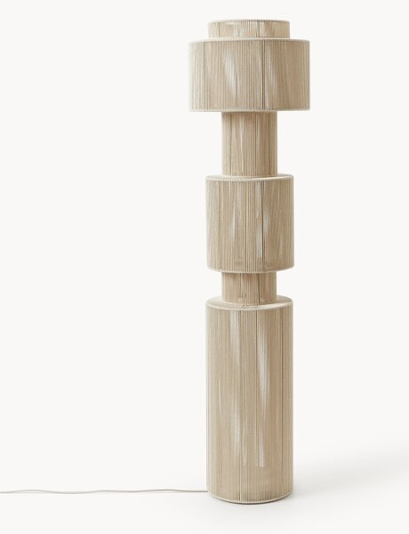 Stojací lampa ze lněné příze Lace