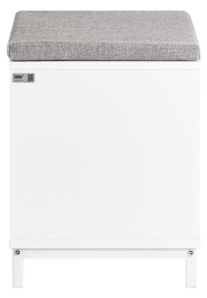 Sobuy Fsr172-W Výklopný Botník Dětský Botník Lavice Se Sedátkem Komoda Na Boty Botník Bílá Wht Cca 100X42X35Cm