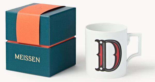 Westwing x MEISSEN, ručně vyrobený hrnek Initials's dekorací Motif