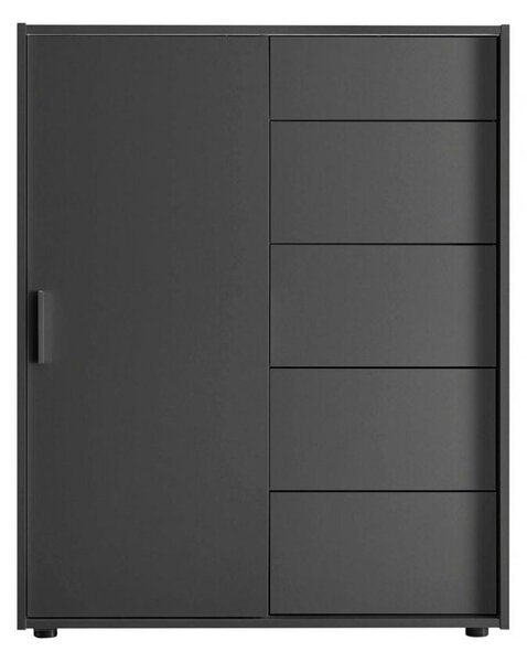 Komoda 1dv 5šx (Grafit) Case