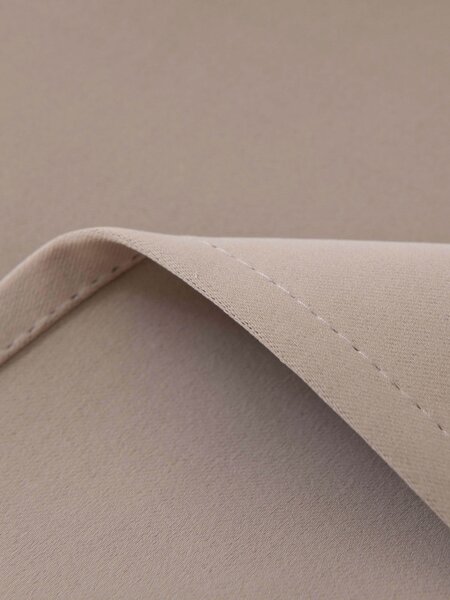 MK Lůžkoviny Blackout závěsy Elias cappuccino – 140 × 160 cm (2 ks) - řasící stuha