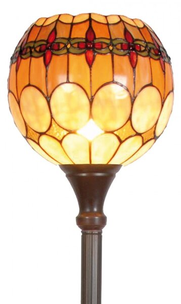 Stojací lampa Tiffany Ronald – 27x184 cm