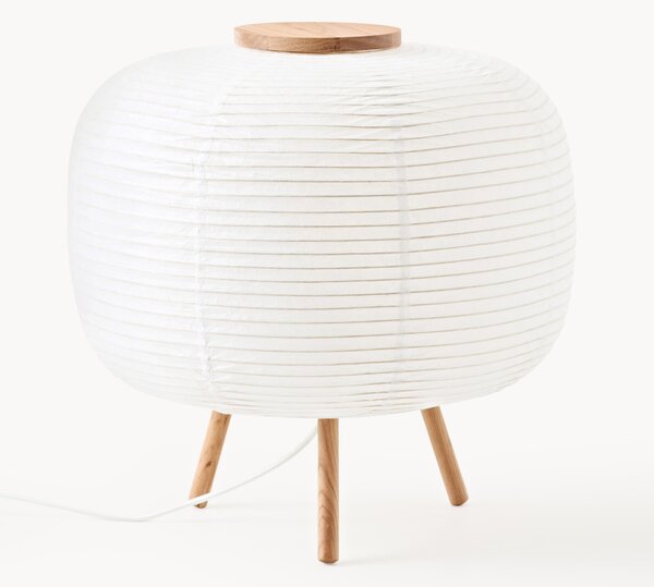 Stolní lampa z rýžového papíru Misaki