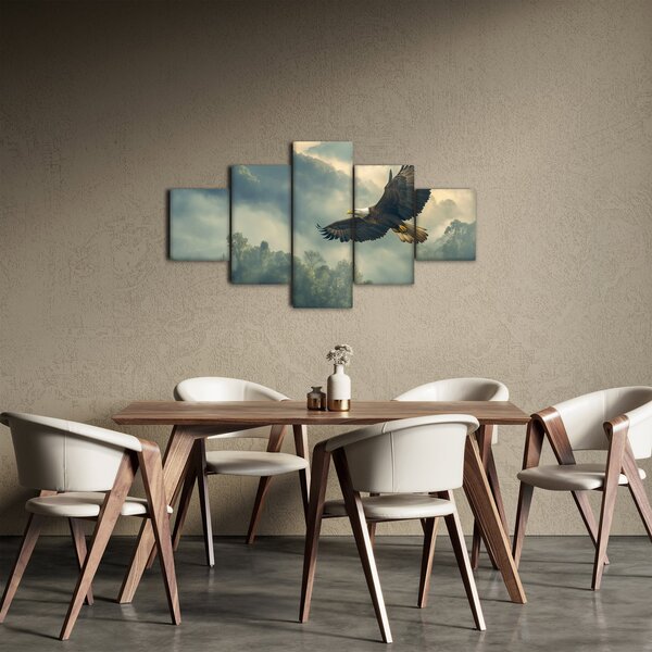 Obraz - Letící orel (125x70 cm)