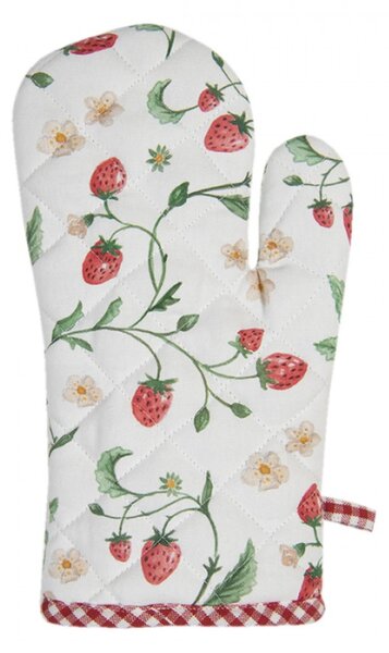 Bavlněná chňapka s motivem lesních jahod Wild Strawberries – 18x30 cm
