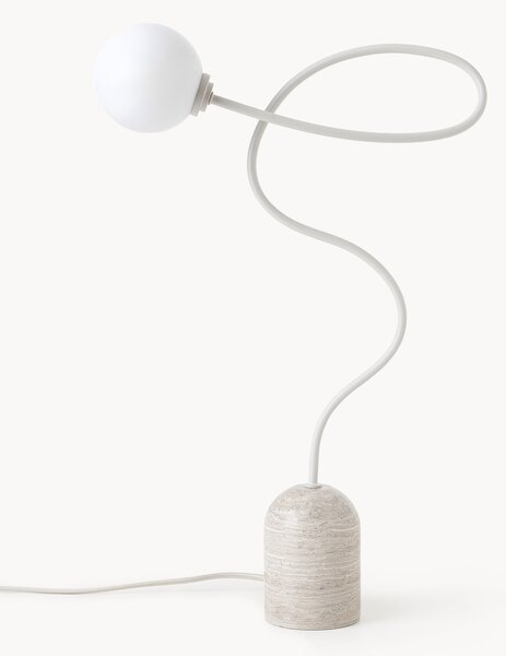 Stolní lampa's mramorovou podstavou Alina