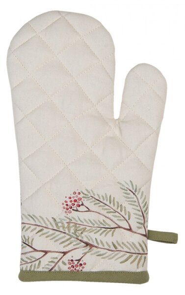 Kuchyňská bavlněná chňapka Vintage Green Pine – 18x30 cm