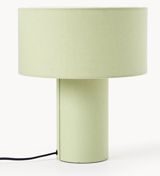 Lněná stolní lampa Ron