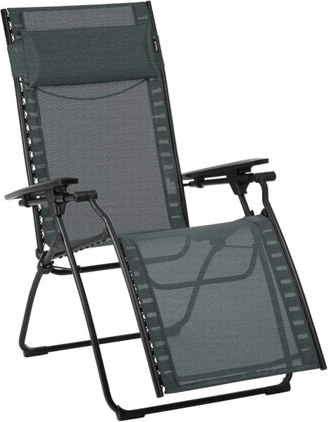 Sada relaxační křeslo Lafuma EVOLUTION BatylineDUO šedá Obsidian a potah Becomfort šedá Dark Grey