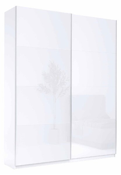 Skříň s posuvnými dveřmi 2,0x2,4m (Dveře Lesklé Bílé), série N Family