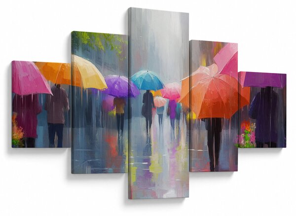 Obraz - Deštivý den (125x70 cm)