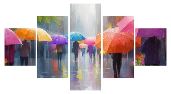 Obraz - Deštivý den (125x70 cm)