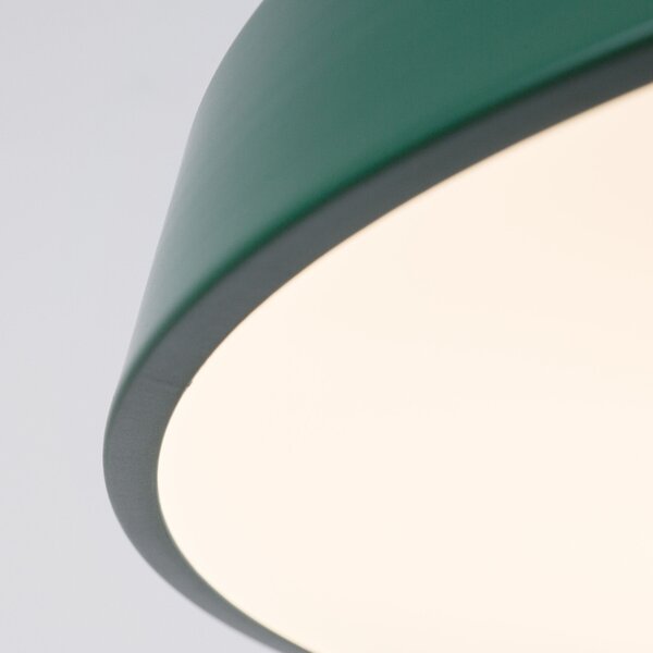 Zelené kovové závěsné LED světlo Nova Luce Vetro 50 cm