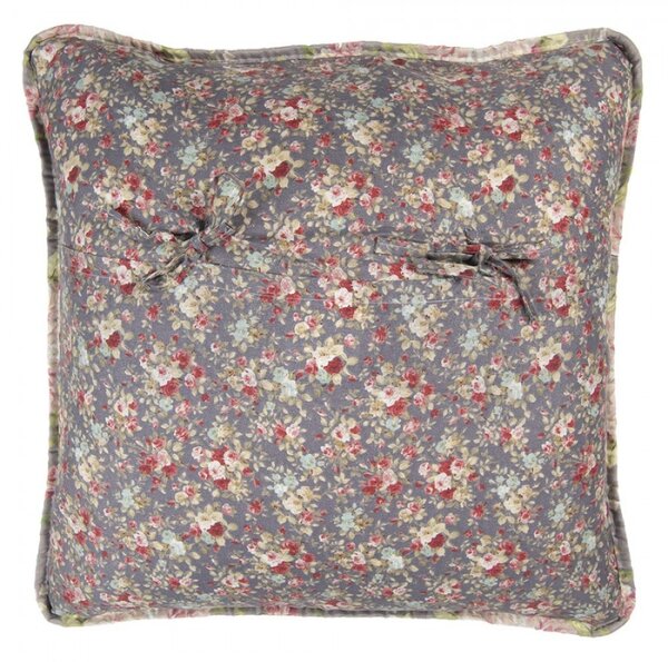 Taupe povlak na polštář s růžemi Roses – 50x50 cm