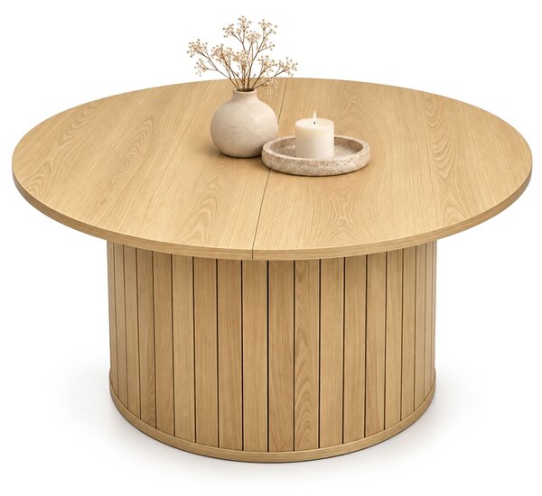 Ak furniture Konferenční stolek Nubo 80 cm dub přírodní