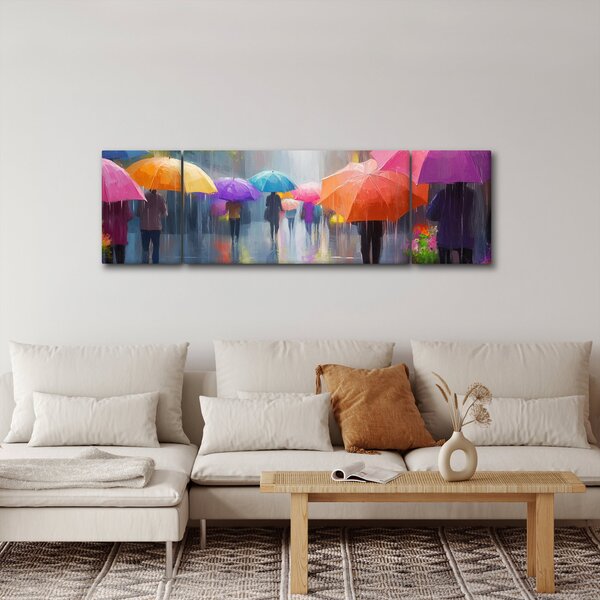 Obraz - Deštivý den (170x50 cm)