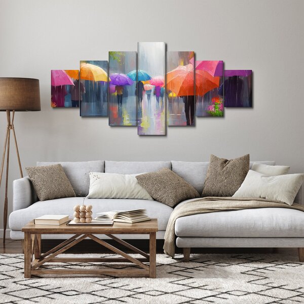 Obraz - Deštivý den (210x100 cm)