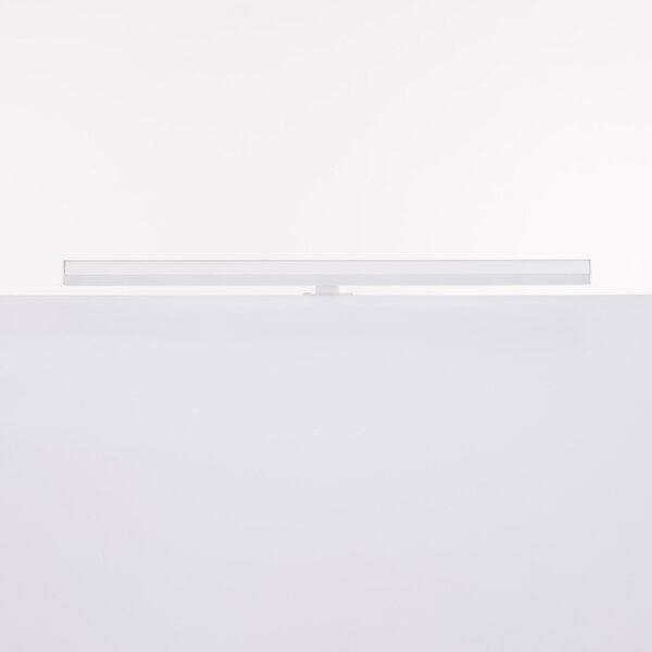 Bílé kovové nástěnné LED světlo Nova Luce Glim 63 cm