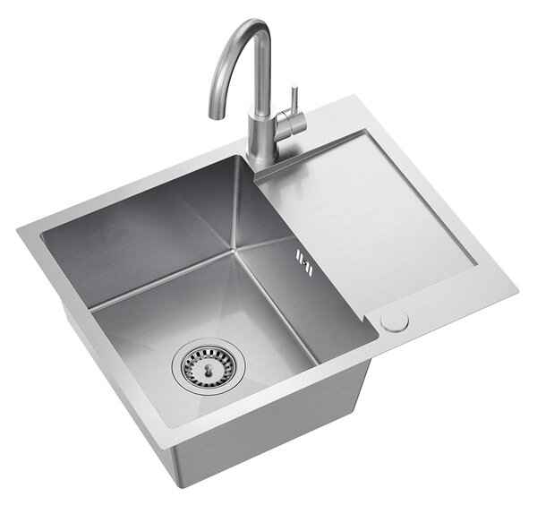 Kuchyňský nerezový dřez QUADRON LUKE 116 + BATERIE 60x48x20 cm