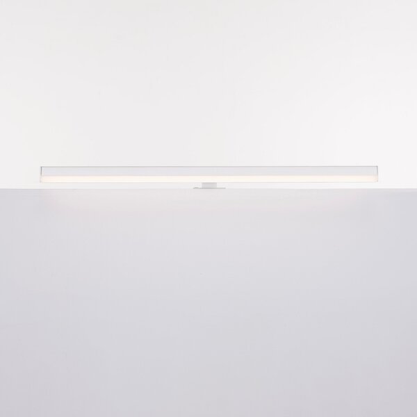 Bílé kovové nástěnné LED světlo Nova Luce Glim 63 cm