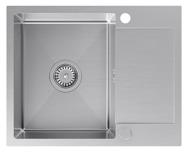 Kuchyňský nerezový dřez QUADRON LUKE 116 + BATERIE 60x48x20 cm