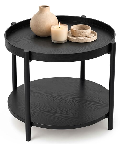 Ak furniture Konferenční stolek Riva 51 cm černý