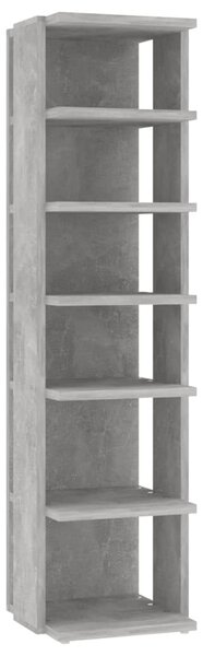 Botník betonově šedý 27,5x27x102 cm kompozitní dřevo