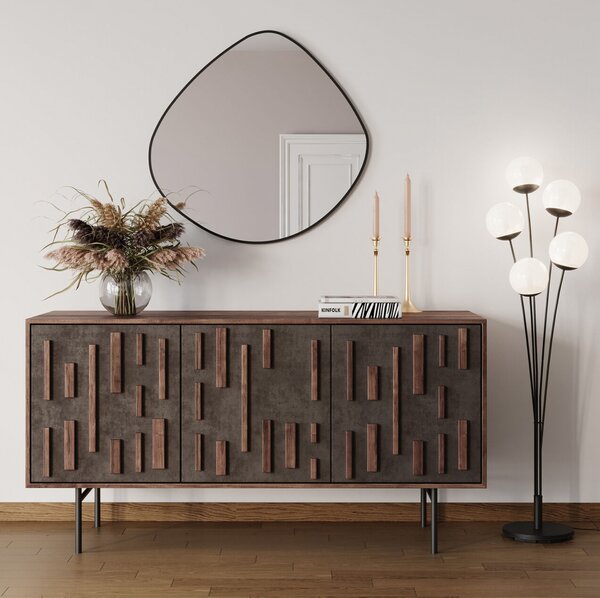 Kare designová nástěnná zrcadla Göteborg (71 x 71 cm)