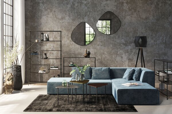 Kare designová nástěnná zrcadla Göteborg (71 x 71 cm)
